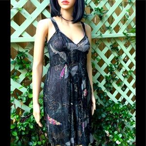 ANTHROPOLOGY LILA SILK DRESS 4